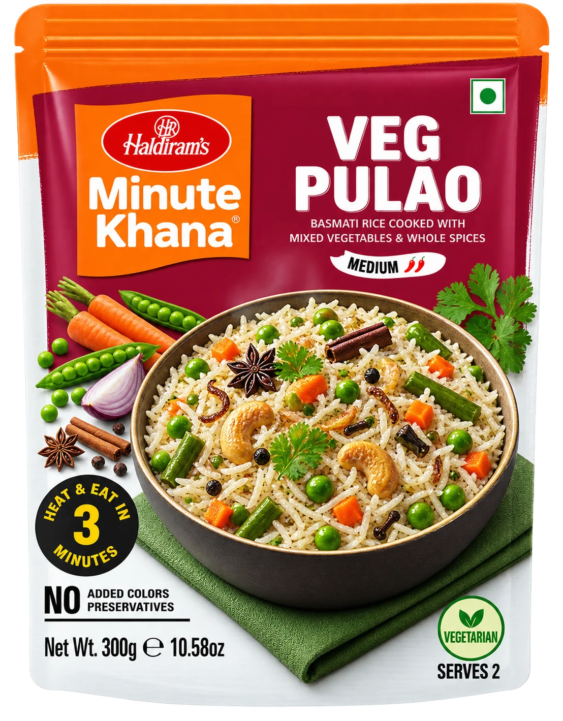 Haldiram's Vegetable Pulao Warzywny pulao