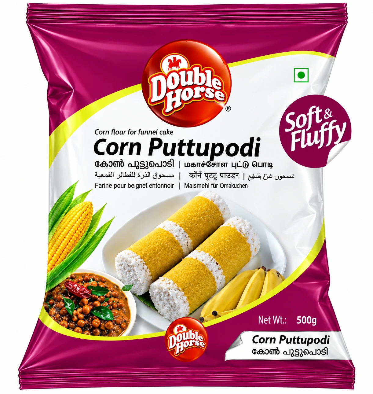 double horse corn puttupodi 500g