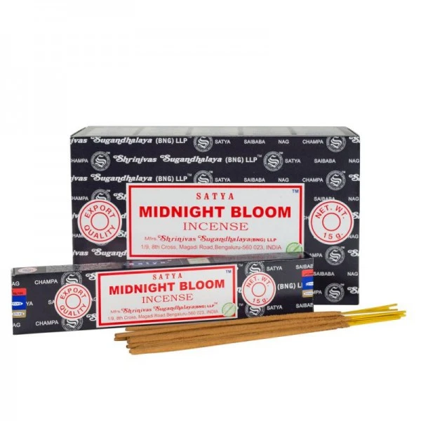 Midnight Bloom Incense Sticks Satya 15g
