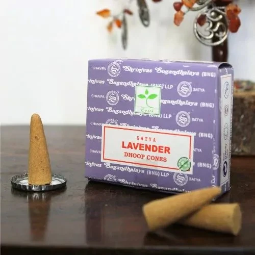 Satya Lavender Dhoop Cones