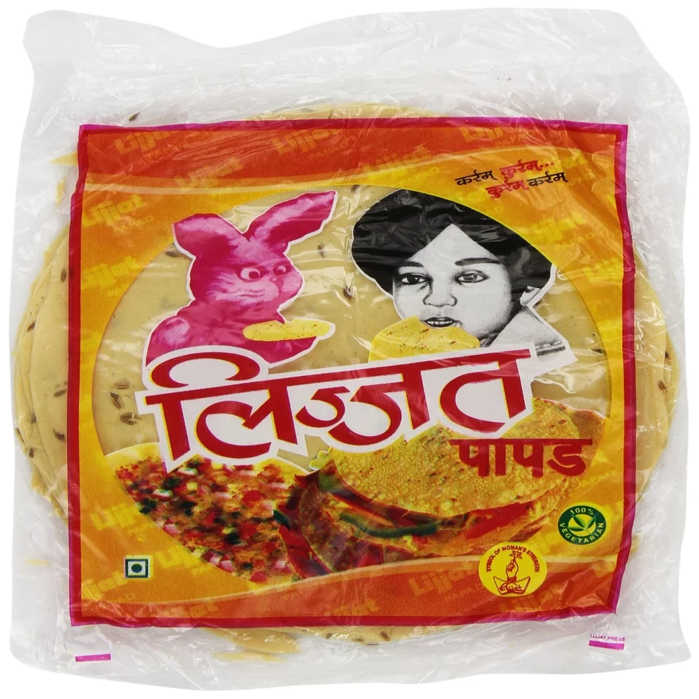 Lijjat Jeera Papad 200g