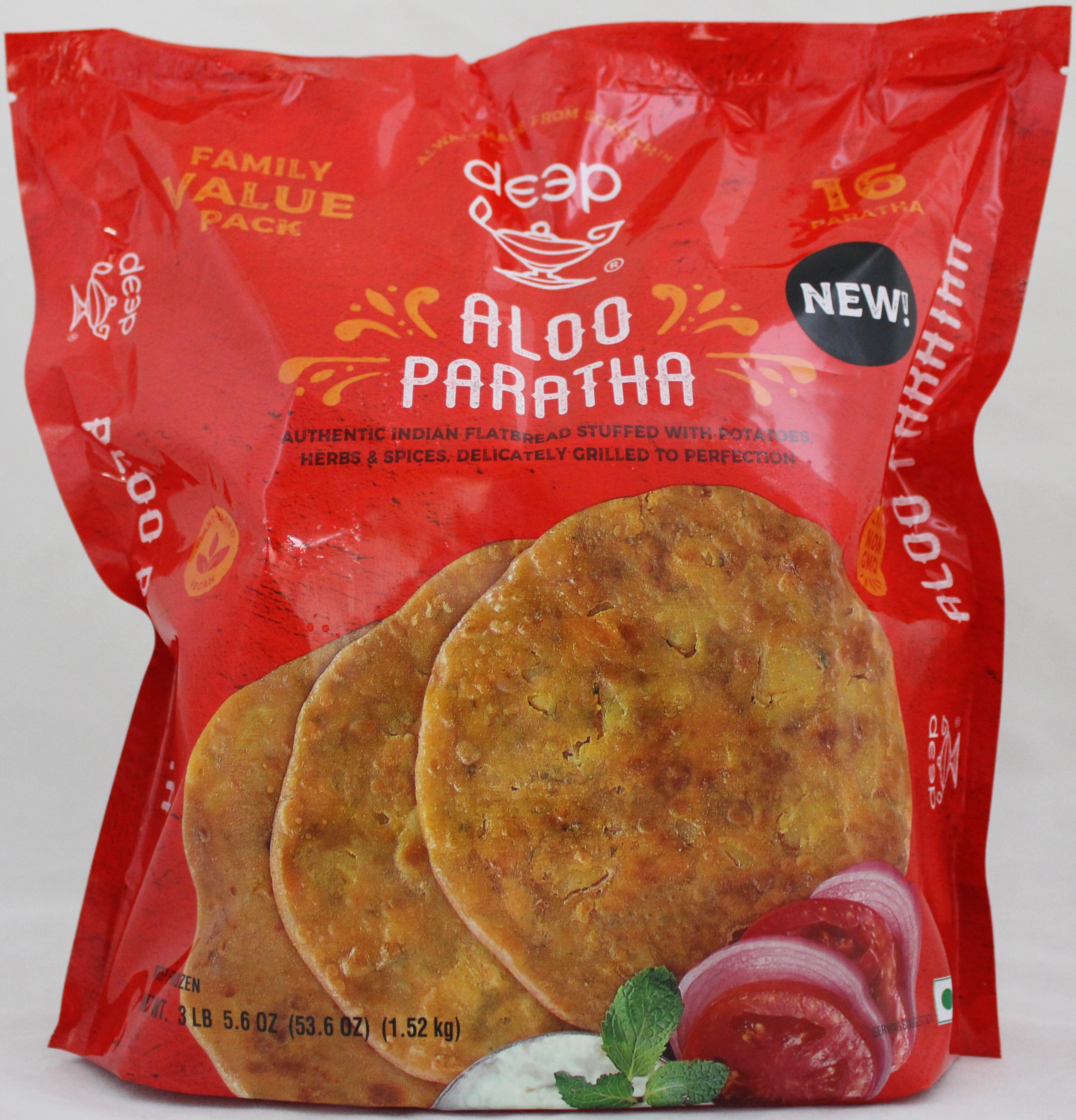 Deep Paratha z ziemniakami 16 szt.